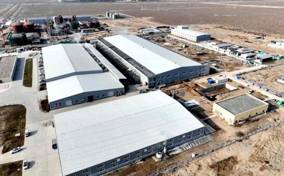 新疆智潤電子供應鏈項目全力沖刺竣工目標